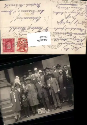 644529,Foto-AK Karlsbad Karlovy Vary Gruppenbild Nr. 35 11.8. 1926 Atelier Josef Meisl 1926
