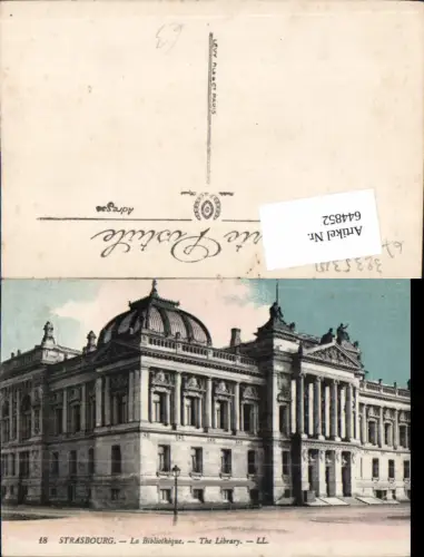644852,Elsass Strasbourg Strassburg Alsace Bibliothek Library