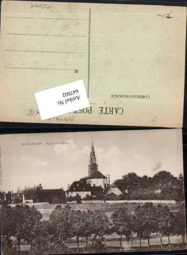 647002,Hochfelden Kirche Zabern Elsass