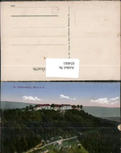 654661,Mont Sainte-Odile Odilienberg Obernai Kloster Hohenburg France Elsass