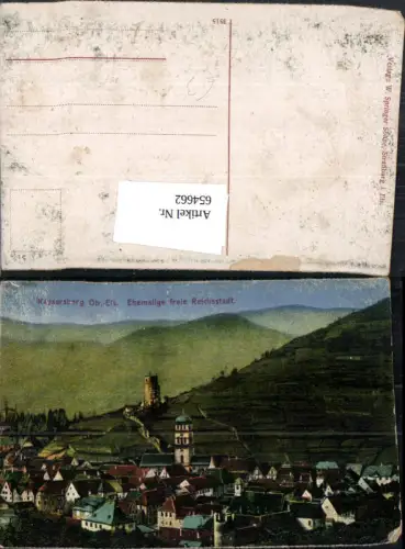 654662,Kaysersberg Ehemalige freie Reichsstadt France Elsass