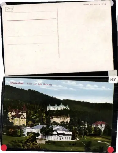 67393,Marienbad Cafe Bellevue 1910
