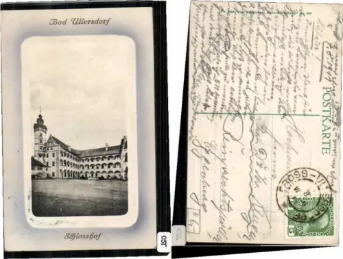67448,Präge Karte Bad Ullersdorf Schlosshof 1905
