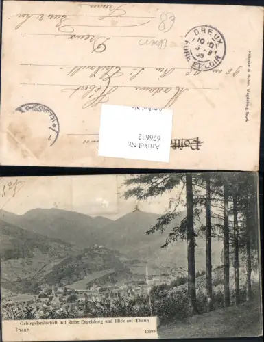 676632,Thann bei Ruine Engelsburg Haut Rhin Guebwiller Elsass Grand Est