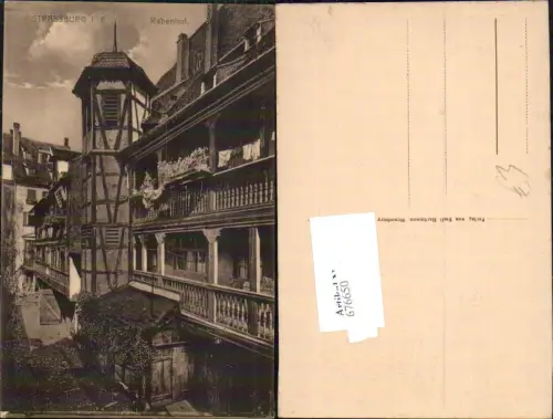 676650,Strassburg Strasbourg Elsass rabenhof