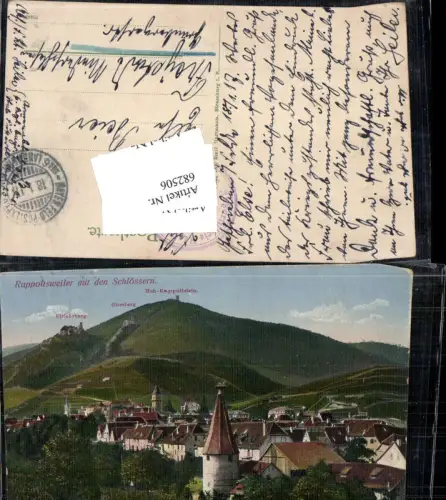 682506 Rappoltsweiler Ulrichsburg Giersberg Ribeauvillé Elsass