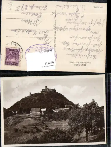 682519 Burg Bösig Böhmen Bezdez