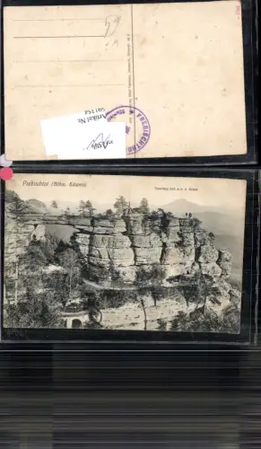 691354 Prebischtor Böhmische Schweiz Rosenberg Rathen Hřensko Herrnskretschen Böhmen