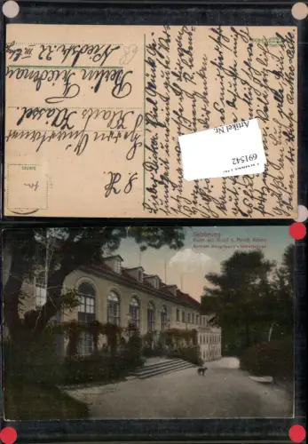 691542 Salzbrunn Hotel zur preußischen Krone Szczawno-Zdrój Schlesien