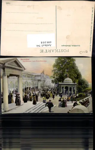 698101 Böhmen Marienbad Kreuzbrunnen Abendkonzert