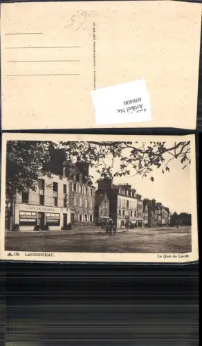 698400 Elsass Landerneau Le Quai Leon Cafe de France