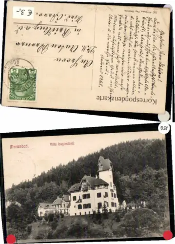 70531,Marienbad Villa Luginsland 1910