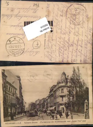 705514 Mulhouse Mülhausen Elsass Colmarer Strasse Wildemannstraße