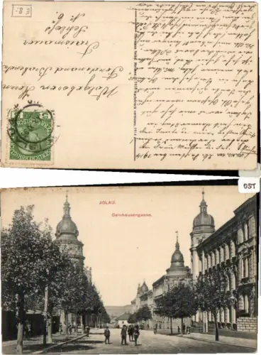 70576,Iglau Jihlava Geinhausengasse 1914 Strassenpartie