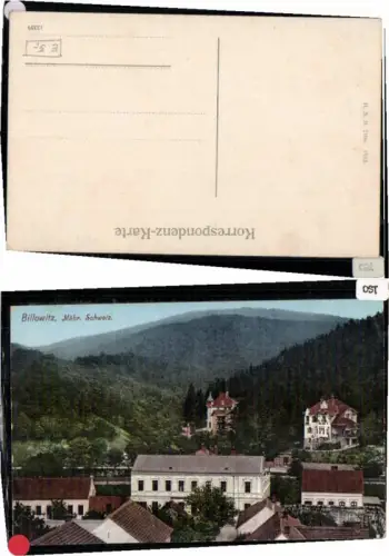 70582,Billowitz Velke Bilovice b. Lundenburg Breclava 1912