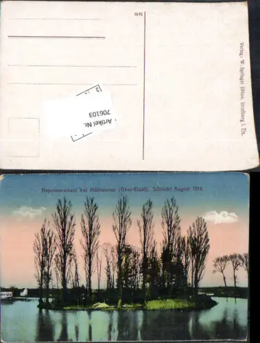 706103 Nepoleonsinsel Mülhausen Mulhouse im Elsass Alsace Bonaparte Napoleon