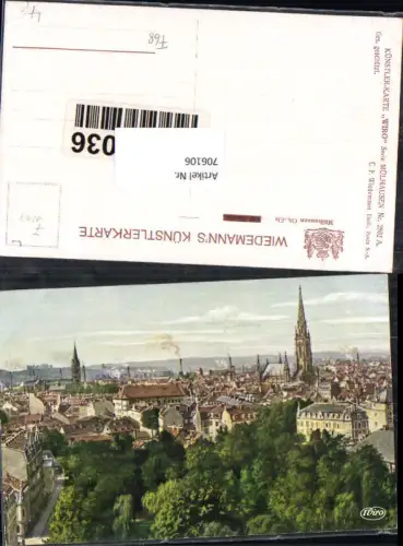 706106 Mülhausen Mulhouse im Elsass Alsace Wiro Künstlerkarte