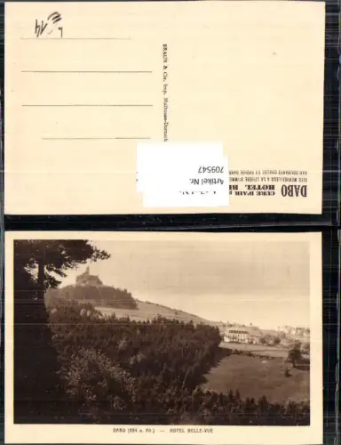 709547 Elsass Dabo Hotel Belle-Vue pres Saverne