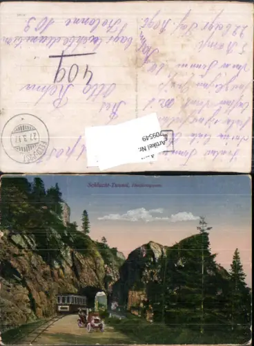 709549 Elsass Schlucht Tunnel Hochvogesen Vogesen Feldpost