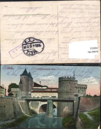 709551 Elsass Metz Deutsches Tor Feldpost