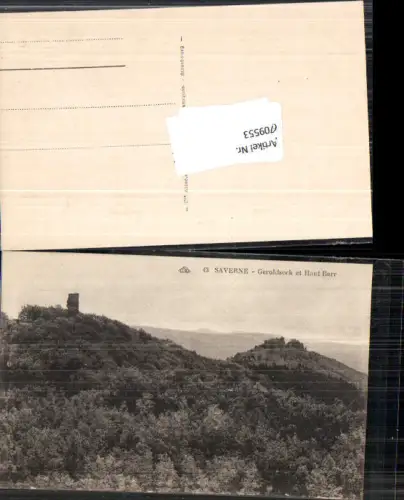 709553 Elsass Saverne Geroldseck Haut-Barr Stambach