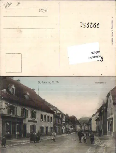 709697 Elsass St. Amarin Oberelsass Hauptstraße b. Gebweiler Thann Guebwiller Haut-Rhin