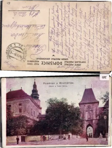 71036,Pozdrav z Kromerize Kremsier 1914 Feldpost