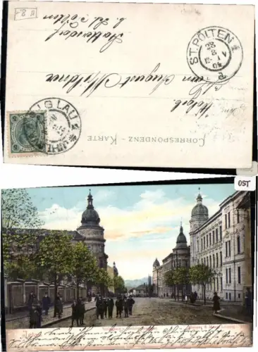 71109,Iglau Jihlava Steingasse Gelnhausengasse Partie 1904
