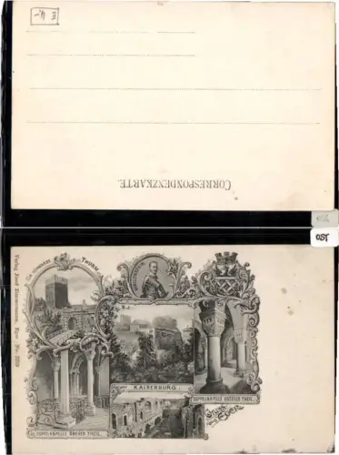 71151,Gruss aus Eger Kaiserburg Wallenstein 1899