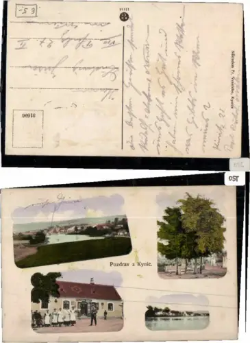 71181,Pozdrav z Kynic Kynice Gasthaus Vysocina RAR 1900