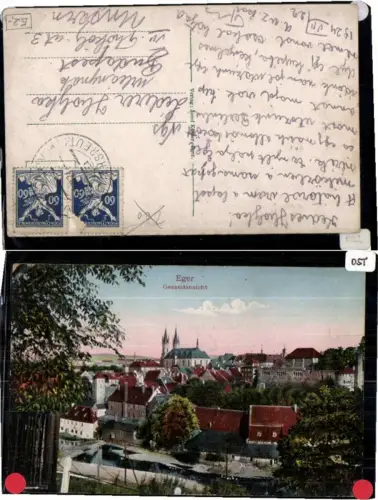 71235,Eger Partie zum Ort 1914