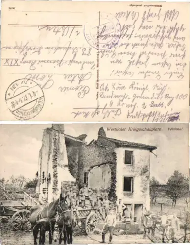 71267,Verdenal Soldaten Pferd Westlicher Kriegsschauplatz