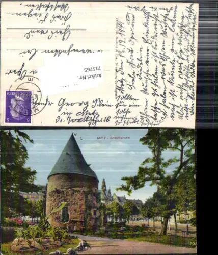 715765 Metz Elsass Alsace Kamuffelturm gel Geisweid Singen Westfalen