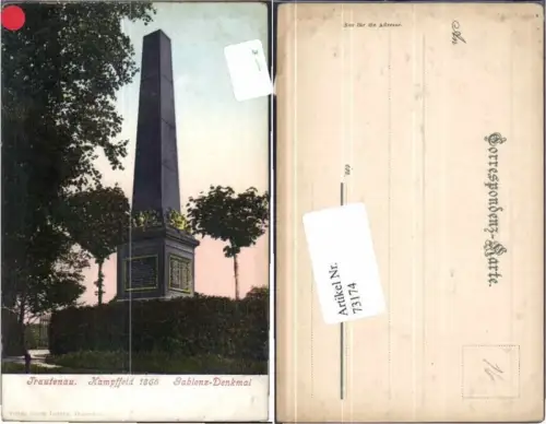73174,Trautenau Trutnov Gablenz Denkmal