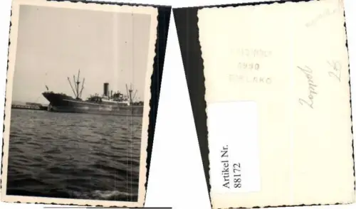 88172,Foto Zoppot Schiff Hafen Danzig Bielsko Atelier