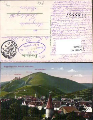 Elsass Rappoltsweiler Ulrichsburg Giersberg Feldpost Fuchsberg Sachsen Schirgiswalde