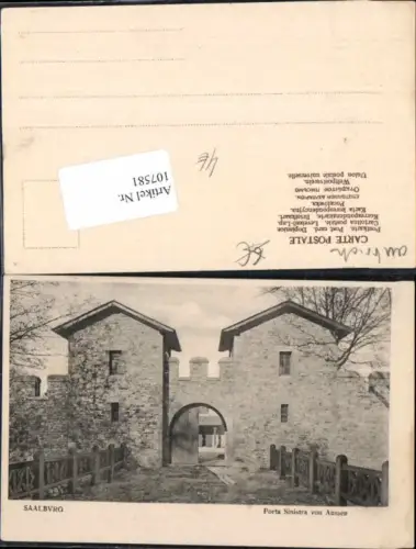 107581,Saalburg Porta Sinistra v. aussen