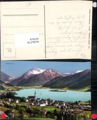 107619,Schliersee Tolle Karte 1910