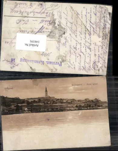 144191,Belgrad Szavapart Save Quai