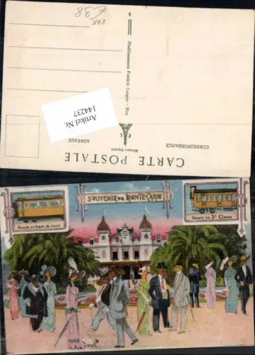 144237,Souvenir Monte Carlo vermenschlichte Tiere