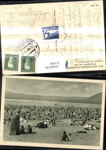 211950,Bad Hirschberg-Thammühl Strandleben am See Strandbad Strand