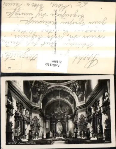 211995,Fulnek Pfarrkirche Kirche Innenansicht