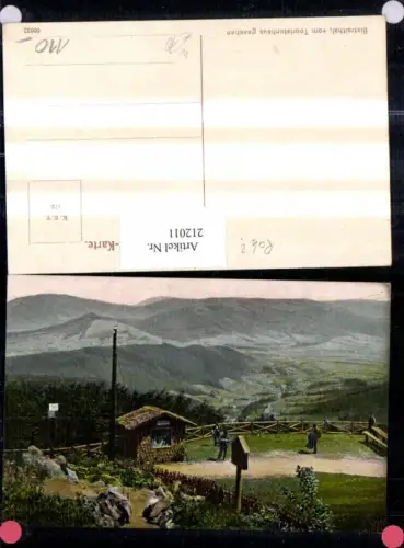 212011,Bistraithal v. Touristenhaus gesehen Hütte Blick ins Tal