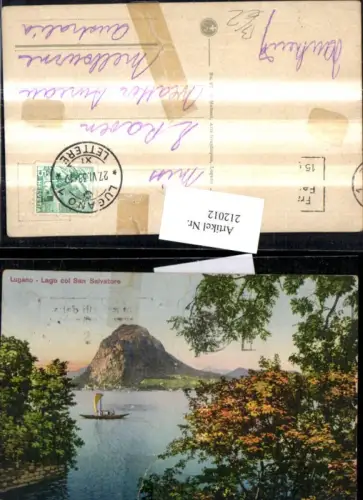 212012,Lugano Lago col San Salvatore