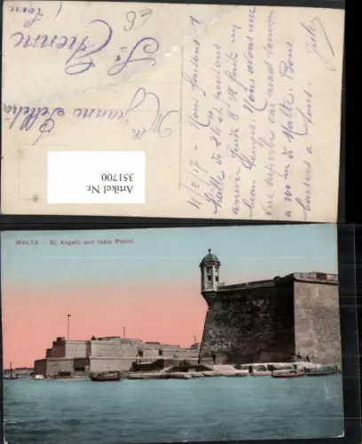 351700,Malta St. Angelo and Isola Point Festung
