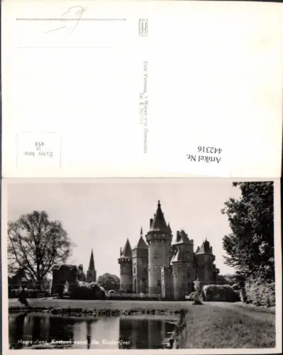 442316,Netherlands Haarzuilens Kasteel vanat de Kruisvijver Schloss