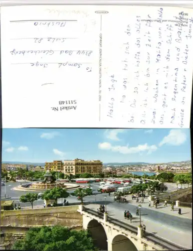 511148,Malta Bus Terminus and Triton Fountain Floriana Kreisverkehr Brücke