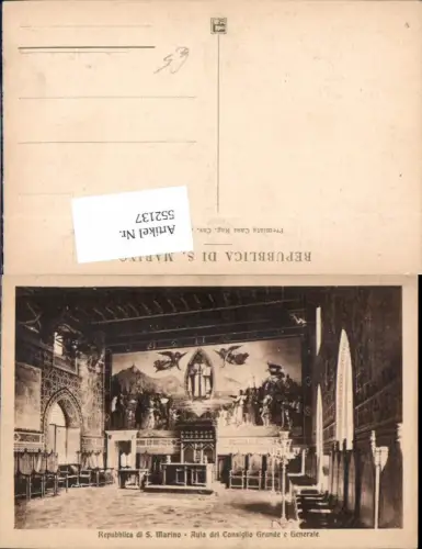 552137,San Marino Grande e Generale Aula