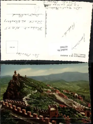 657042,Repubblica San Marino Seconda et Terza Torre