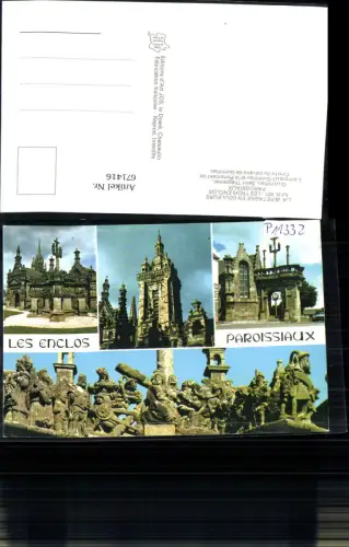 671416,Mehrbild Ak Les Trois enclos Paroissiaux Guimiliau Saint Thegonnec France